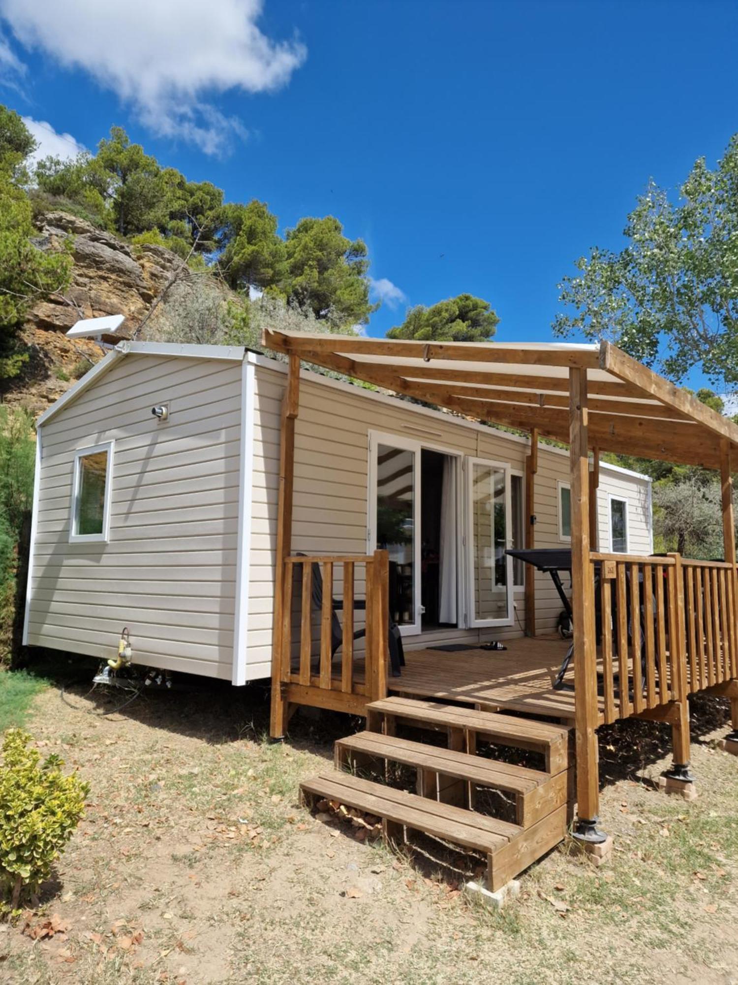 Mobilhome Clim Tele La Falaise 4 Etoiles Narbonne Eksteriør billede
