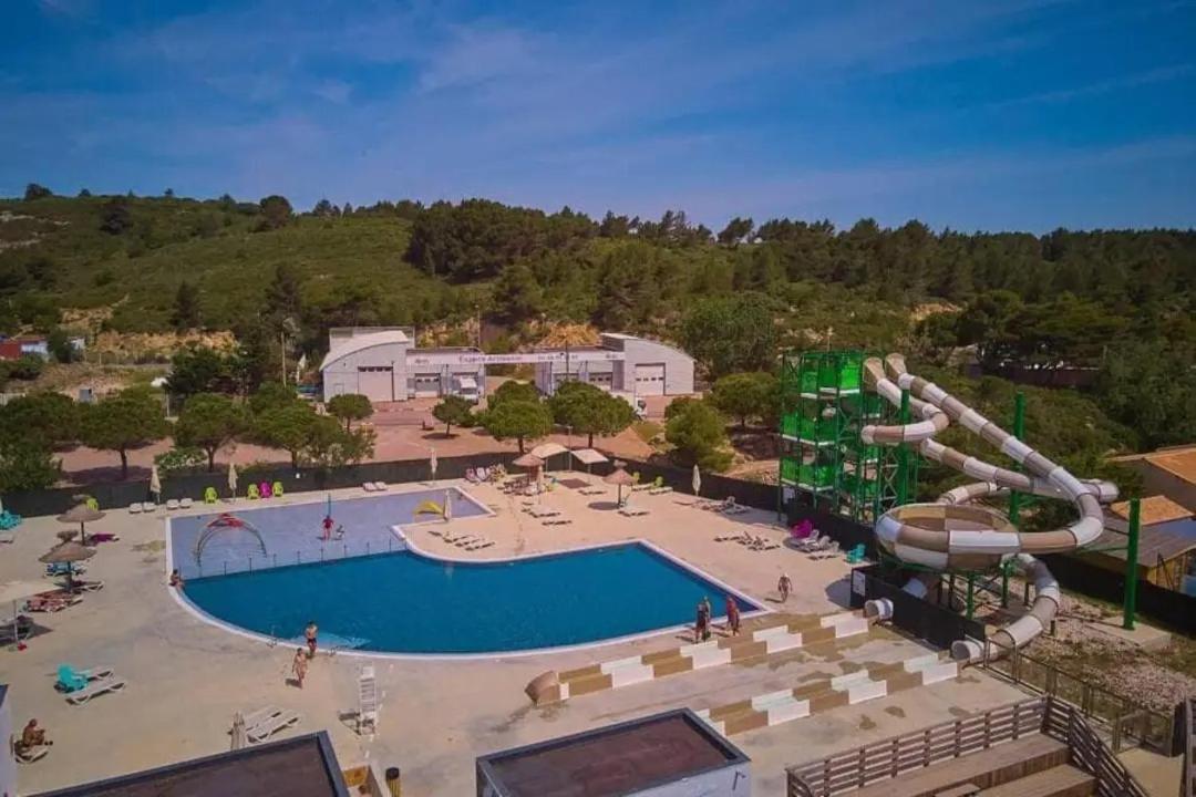 Mobilhome Clim Tele La Falaise 4 Etoiles Narbonne Eksteriør billede