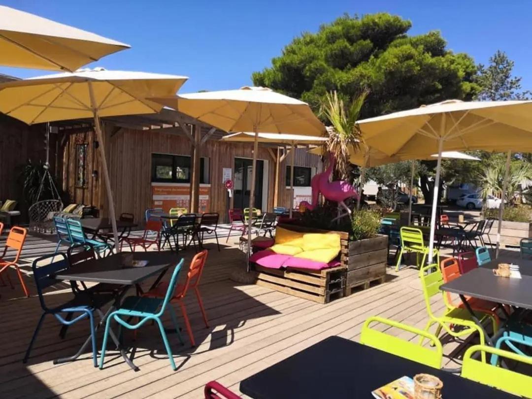 Mobilhome Clim Tele La Falaise 4 Etoiles Narbonne Eksteriør billede